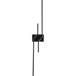 Moosee Roche kinkiet 1x25 W czarny MSE1501100413