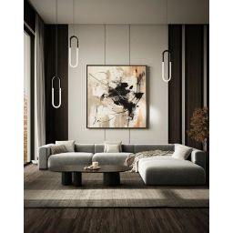 Moosee Puzo lampa wisząca 1x6 W czarna MSE1501100419