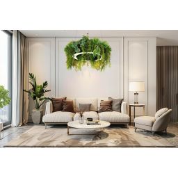 Moosee Gardens lampa wisząca 1x155 W zielona MSE1501100437