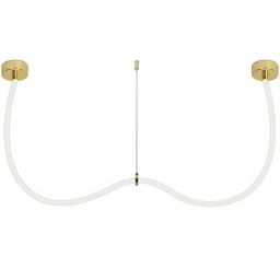 Moosee Lasso lampa wisząca 1x40 W biała-złota MSE1501100440