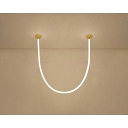 Moosee Lasso lampa wisząca 1x40 W biała-złota MSE1501100441