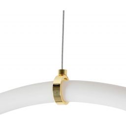 Moosee Lasso lampa wisząca 1x40 W biała-złota MSE1501100440