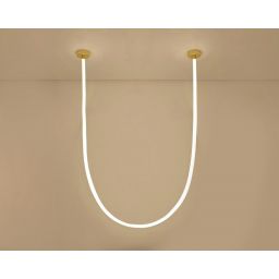 Moosee Lasso lampa wisząca 1x50 W biała-złota MSE1501100443