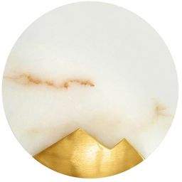 Moosee Luxio kinkiet 1x40 W biały-złoty MSE1501100444