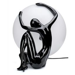 Moosee Uomo lampa stołowa 1x40 W biała-czarna MSE1501100454