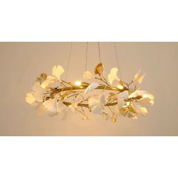 Moosee Flora lampa wisząca 8x40 W złota MSE1501100464