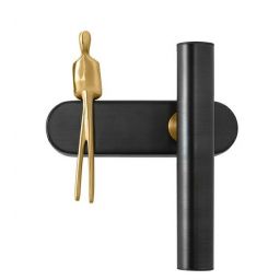 Moosee Boy kinkiet 1x4 W czarny-złoty MSE1501100480