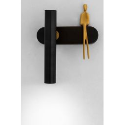 Moosee Boy kinkiet 1x4 W czarny-złoty MSE1501100482