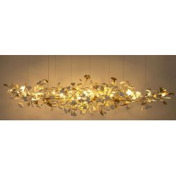 Moosee Flora lampa wisząca 20x40 W biała-złota MSE1501100483
