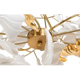 Moosee Flora lampa wisząca 20x40 W biała-złota MSE1501100483