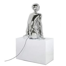 Moosee Cyber Woman lampa stojąca 4 W LED lustrzany chrom MSE1501100512