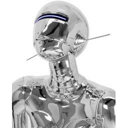 Moosee Cyber Woman lampa stojąca 4 W LED lustrzany chrom MSE1501100512
