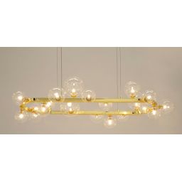 Moosee Alure Oval lampa wisząca 20x5 W złota MSE1501100551