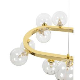 Moosee Alure Oval lampa wisząca 20x5 W złota MSE1501100551