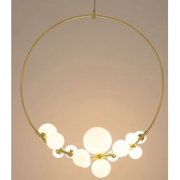 Moosee Rocio lampa wisząca 14x5 W biała-złota MSE1501100552