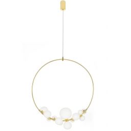 Moosee Rocio lampa wisząca 14x5 W biała-złota MSE1501100552