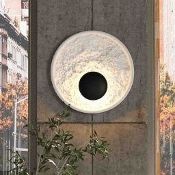 MaxLight Oyaka kinkiet 1x5W LED biały/czarny W0325