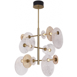 MaxLight Allure lampa wisząca 5x5 W złoty mat P0541