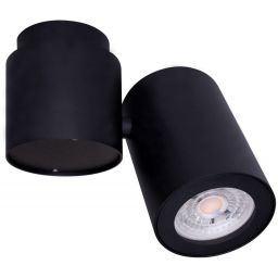 MaxLight Barro lampa podsufitowa 1x50 W czarna C0035