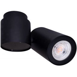 MaxLight Barro lampa podsufitowa 1x50 W czarna C0035