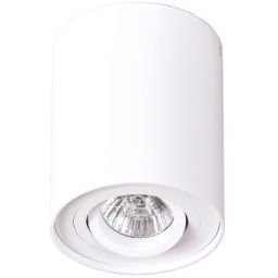 MaxLight Basic Round lampa podsufitowa 1x50W biały mat C0067