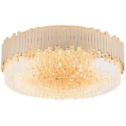 MaxLight Trend lampa podsufitowa 15x40W złota C0164