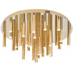 MaxLight Organic lampa podsufitowa 33x1W LED złota C0188D