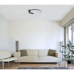 MaxLight Velvet lampa podsufitowa 1x38W LED czarna C0198