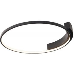 MaxLight Velvet lampa podsufitowa 1x38W LED czarna C0198