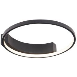 MaxLight Velvet lampa podsufitowa 1x25W czarny C0199