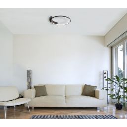 MaxLight Velvet lampa podsufitowa 1x25W czarny C0199