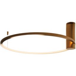 MaxLight Queen lampa podsufitowa 1x15 W złoty szczotkowany C0239