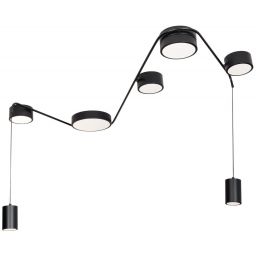 MaxLight Zumaia lampa podsufitowa 1x42 W czarna C0249