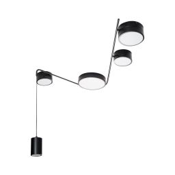 MaxLight Zumaia lampa wisząca 1x32 W czarna C0250