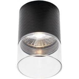 MaxLight Fusion lampa podsufitowa 1x7 W czarna C0275