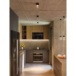 MaxLight Fusion lampa podsufitowa 1x7 W czarna C0275