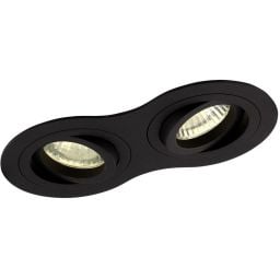 MaxLight Signal II lampa do zabudowy 2x50W czarna H0087