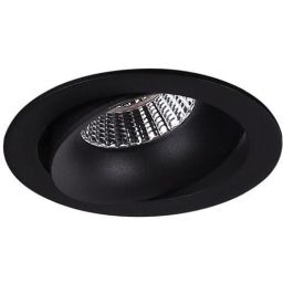 MaxLight Arya Tilted oprawa halogenowa 1x8W LED czarna H0099