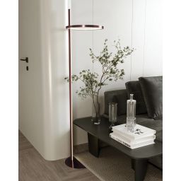 MaxLight Lozanna lampa stojąca 1x27 W brąz szczotkowany F0061