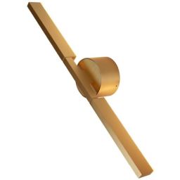 MaxLight Merano kinkiet 1x10 W złoty W0347