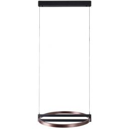 MaxLight Singapur lampa wisząca 1x48 W sand black/brush coffee P0552