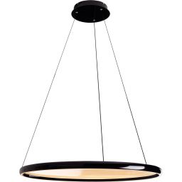 MaxLight Qled lampa wisząca 1x35 W czarna P0557