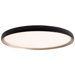 MaxLight Vik plafon 1x40 W / 1x5 W czarny-złoty C0237