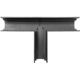 MaxLight Magnetic łącznik T czarny MT0015