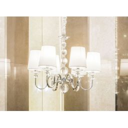 MaxLight Chartotte lampa wisząca 6x40W chrom P0109