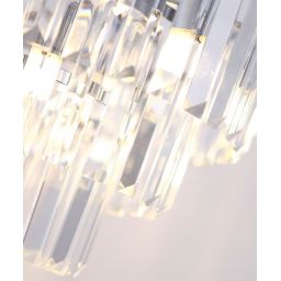 MaxLight Monaco lampa wisząca 9x40W chrom P0259