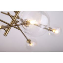 MaxLight Lollipop lampa podsufitowa 6x40W mosiądz P0294