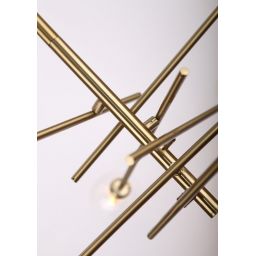 MaxLight Lollipop lampa podsufitowa 6x40W mosiądz P0294