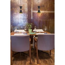 MaxLight Cornet lampa wisząca 1x5W czarno/złota P0330