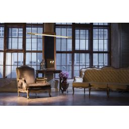 MaxLight Organic Horizon lampa wisząca 1x16 W złota P0356